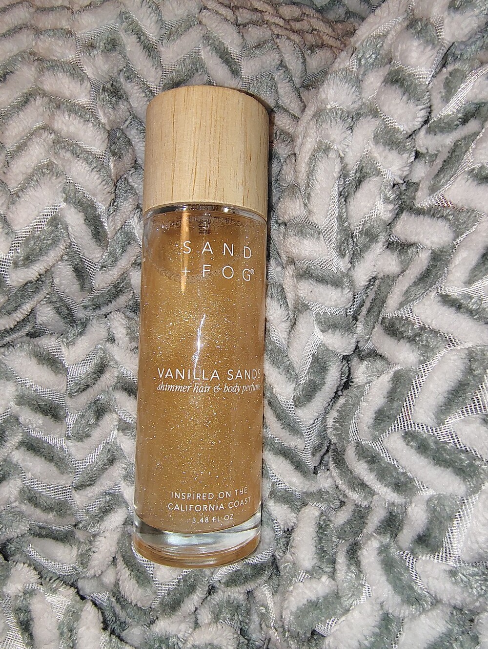 New/Never Used/Sand + Fog Shimmer Hair Mist